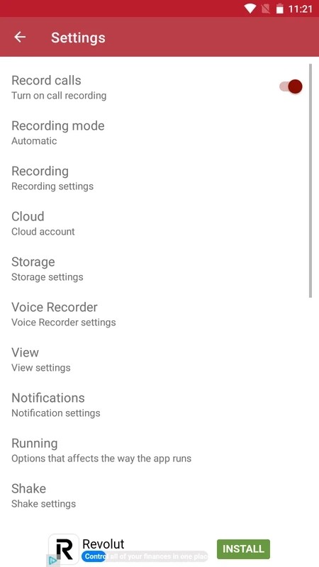 Automatic Call Recorder — Screenshot 2