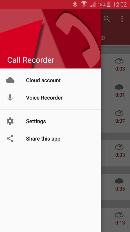 Automatic Call Recorder — Screenshot 5